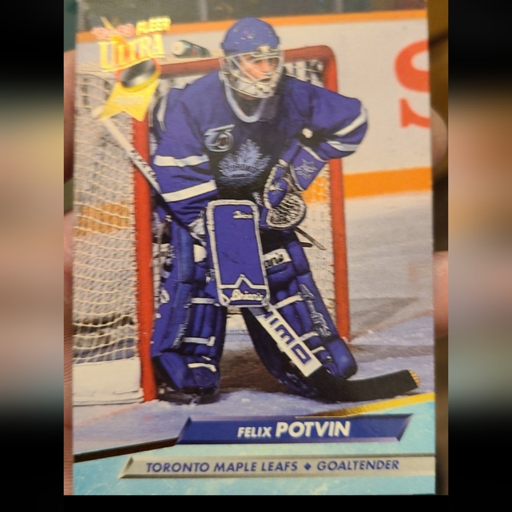 2016 FLEER SHOWCASE ULTRA ROOKIE 25TH ANNIVERSARY BUYBACK 92-93 FELIX POTVIN /25